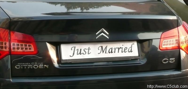 C5club a Just Married - po svadobnom obrade 