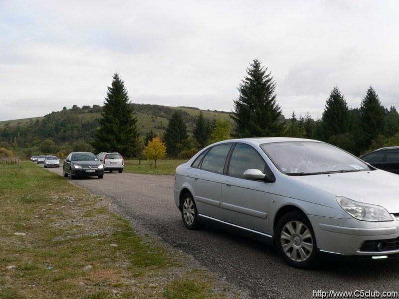 prichod do Svateho Kriza, otockove parkovanie