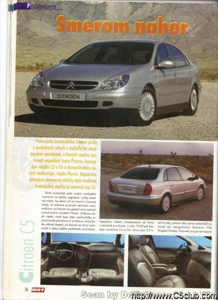 Citroen C5- Recenzia, predstavenie, MOT magazin Jan 2001